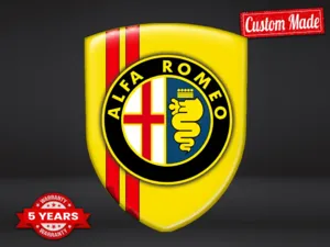 Alfa Romeo Silikonsticker Hochwertig Professionell Z Anpassbar